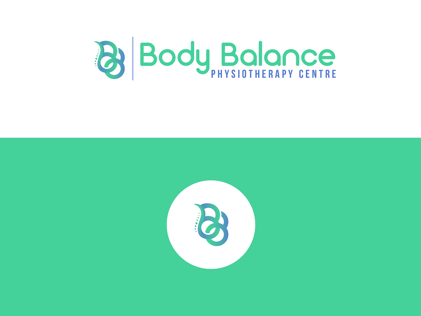Logo Design branding  physiotherapy clinic logo logo identity brand identity logo physiotherapy logo inspiration body balance