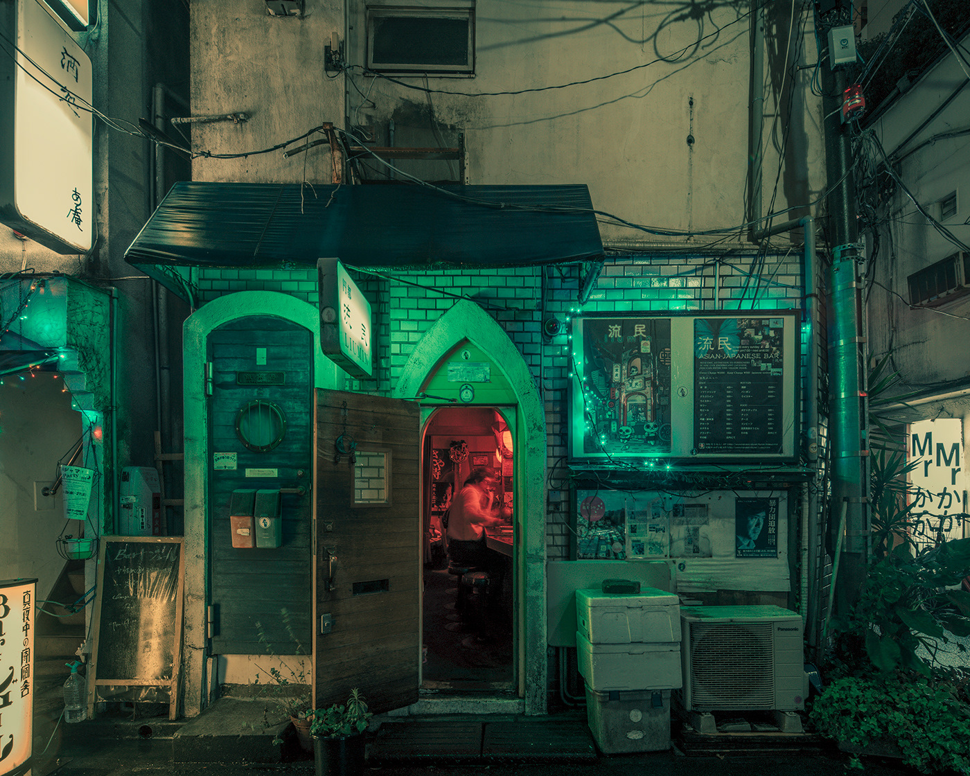 Photography  japan tokyo neon architecture franck bohbot franckbohbot artwork Cinema