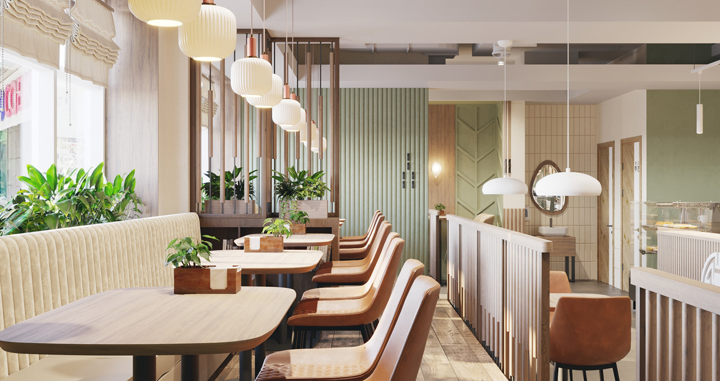 3d modeling 3dsmax 3д моделирование 3двизуализация Interior visualization дизайн интерьера интерьер кафе дизайн ресторан