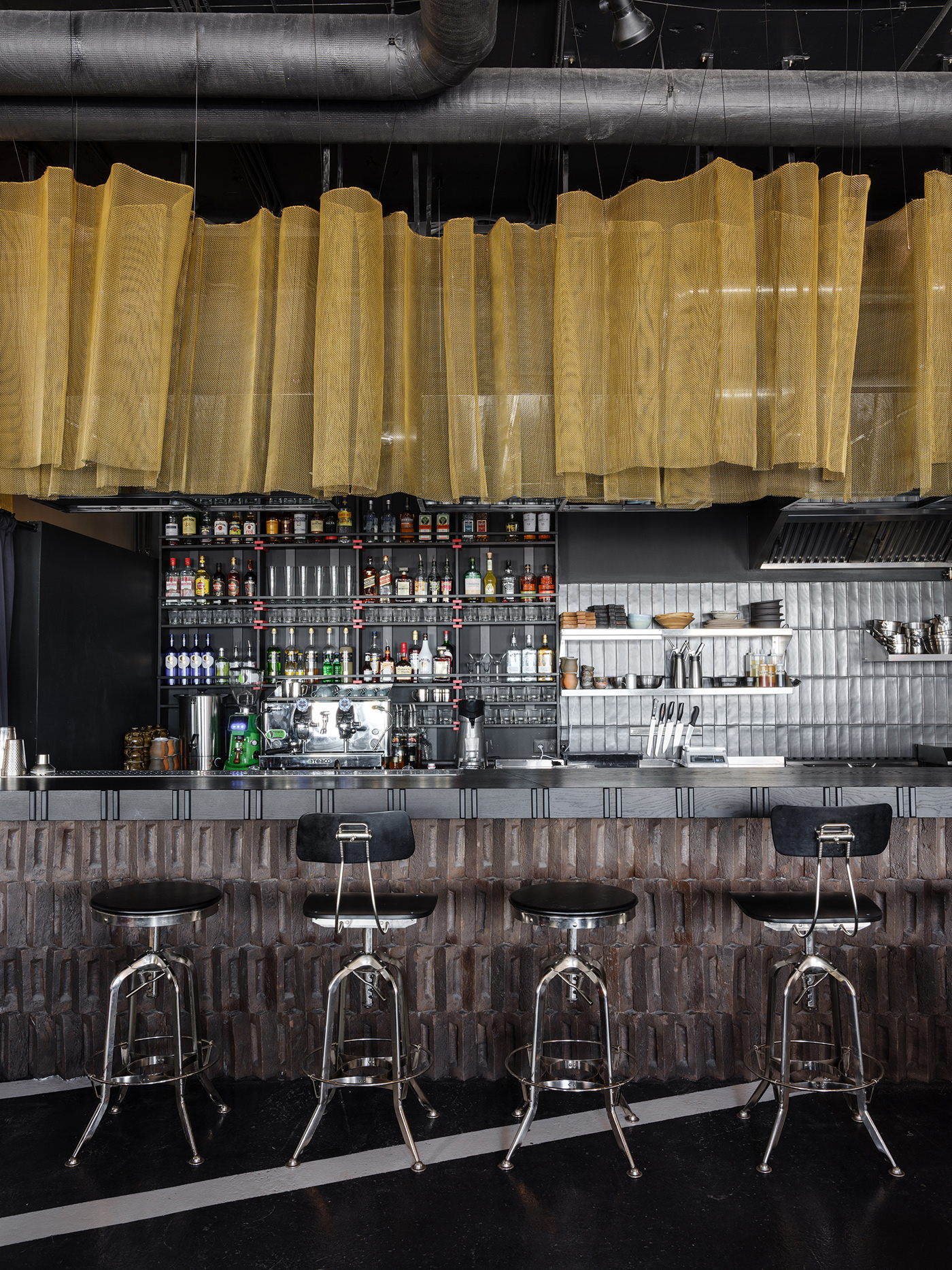bar design etnic Hospitality Interior north american indian peru restaurant vintage