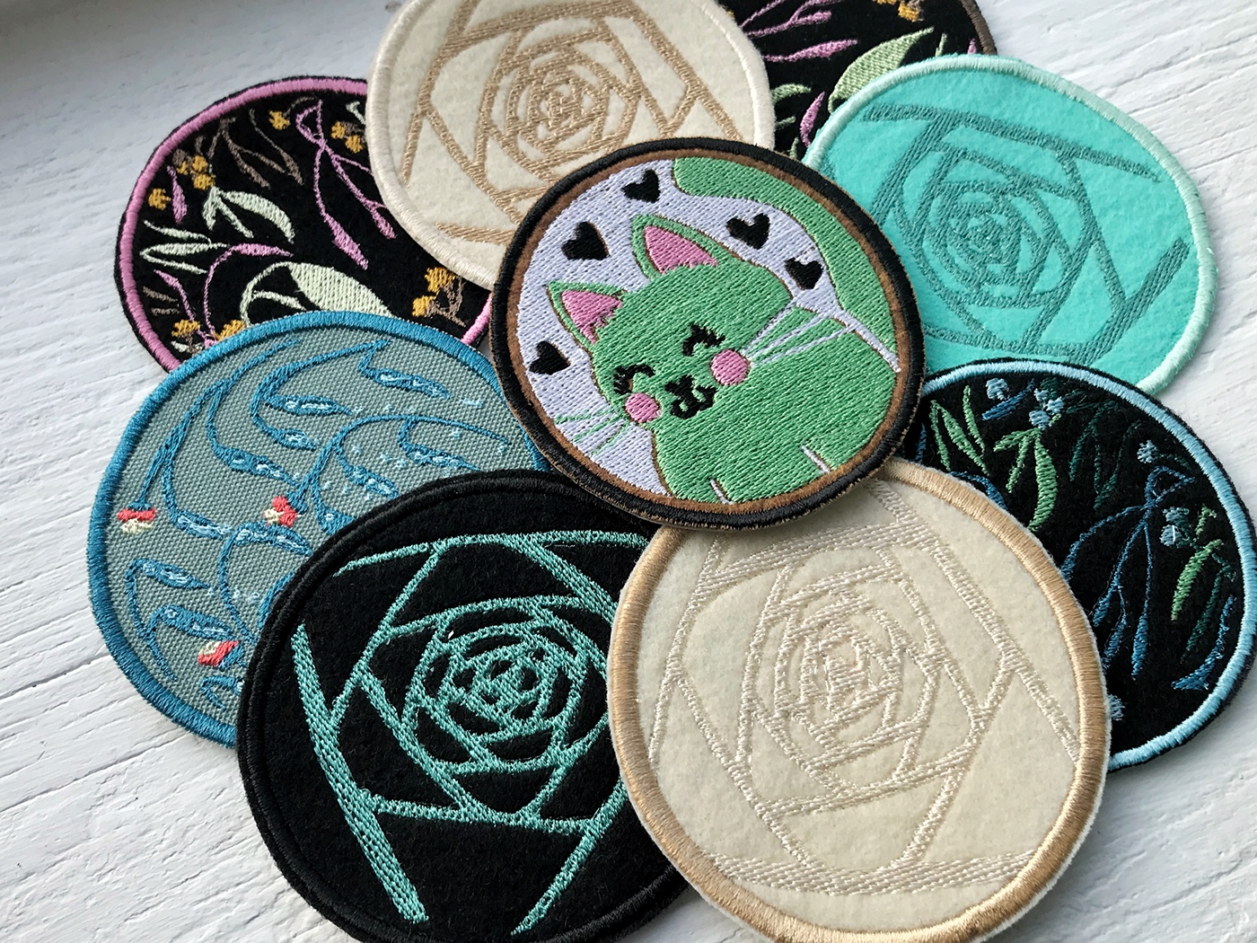 patch design patch game Illustrator embroidery art