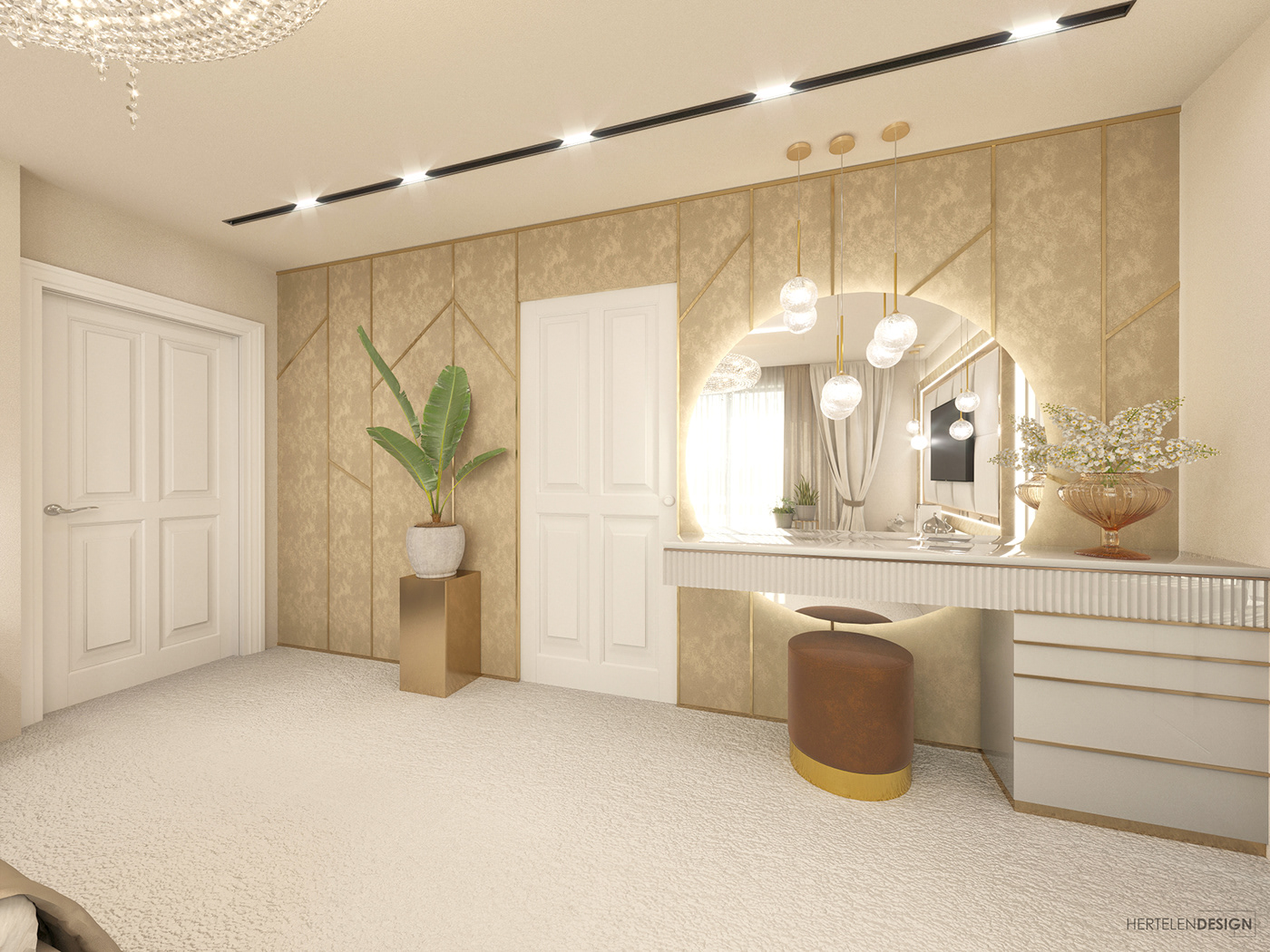 3D 3d modeling 3ds max archviz beauty glamour Interior modeling texturing visualization