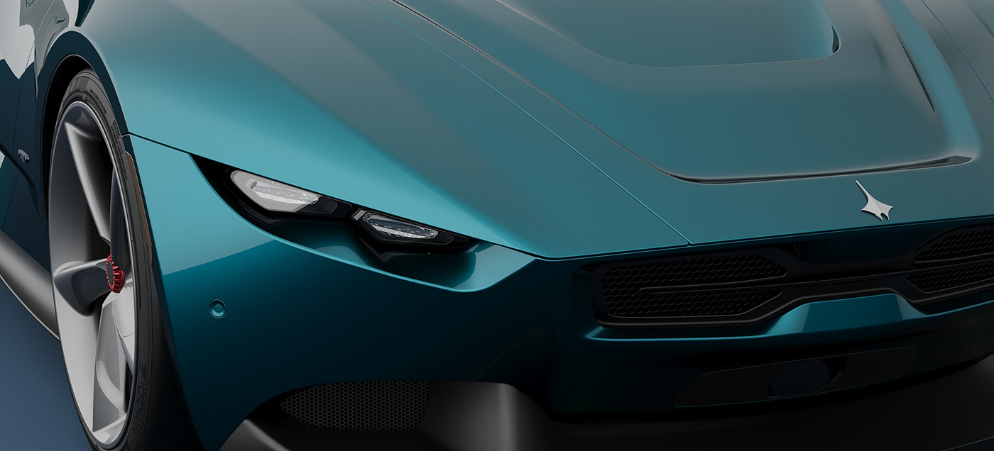 car 3D Render 3ds max corona concept Logo Design Rhino 3D cad
