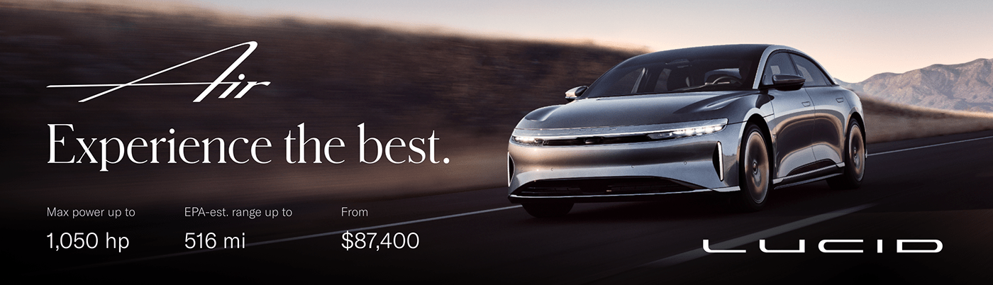 lucid lucid motors LUCID AIR Automotive Photography car photography Nathan Barbour