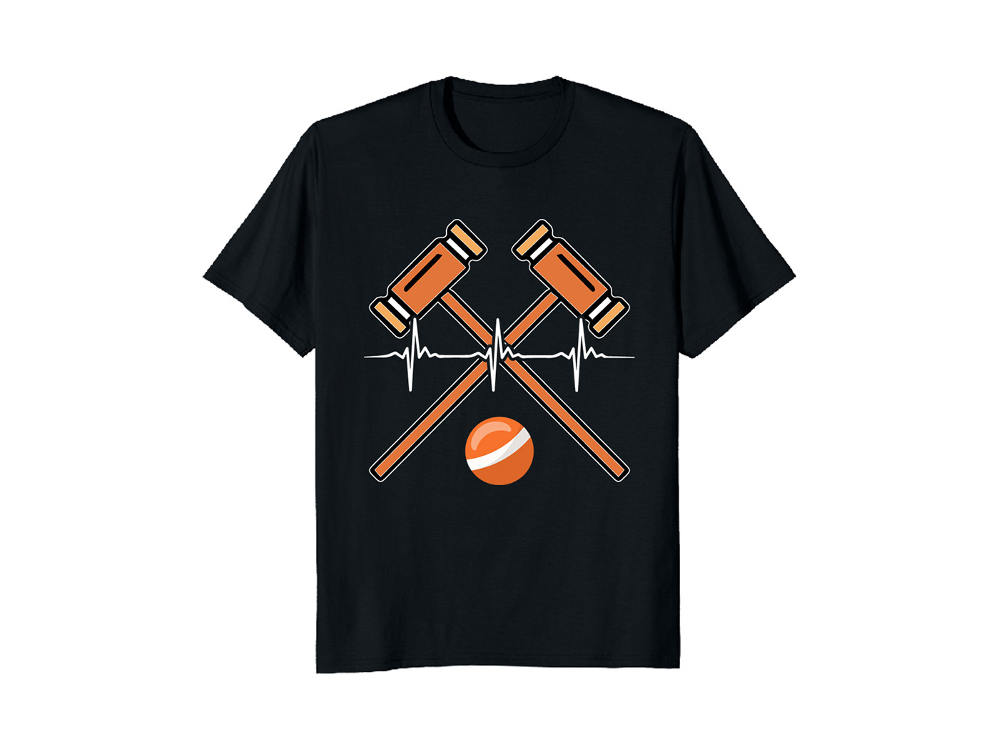 croquet baseball grandpa dad Gaming typography   vector Custom T-Shirt Design