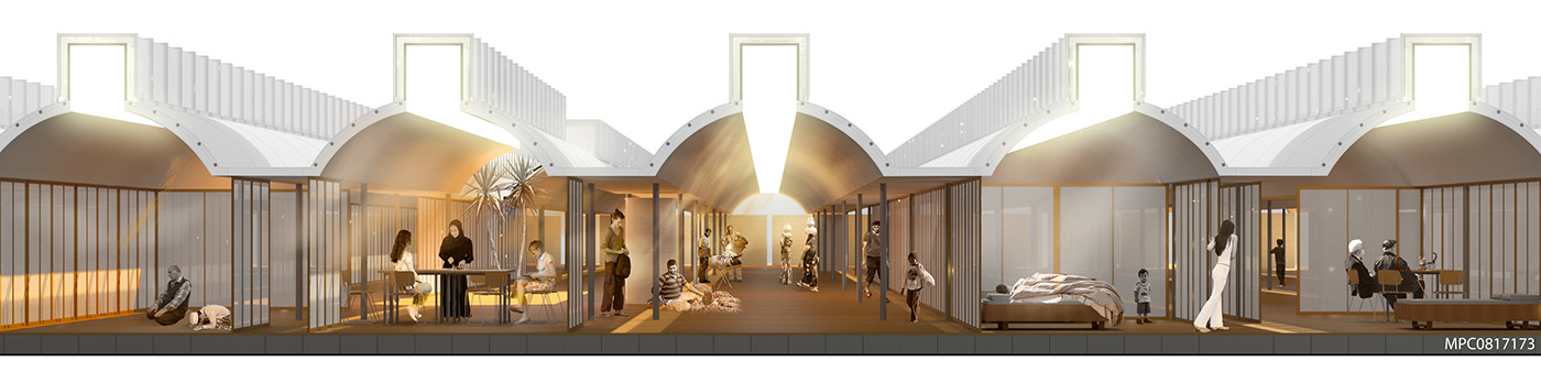 architecture Competition mosul post-war camp emergency housing temporary permanence