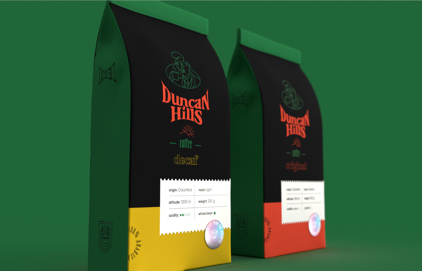 Coffee Cold Brew Duncan Hills metalocalypse Packaging