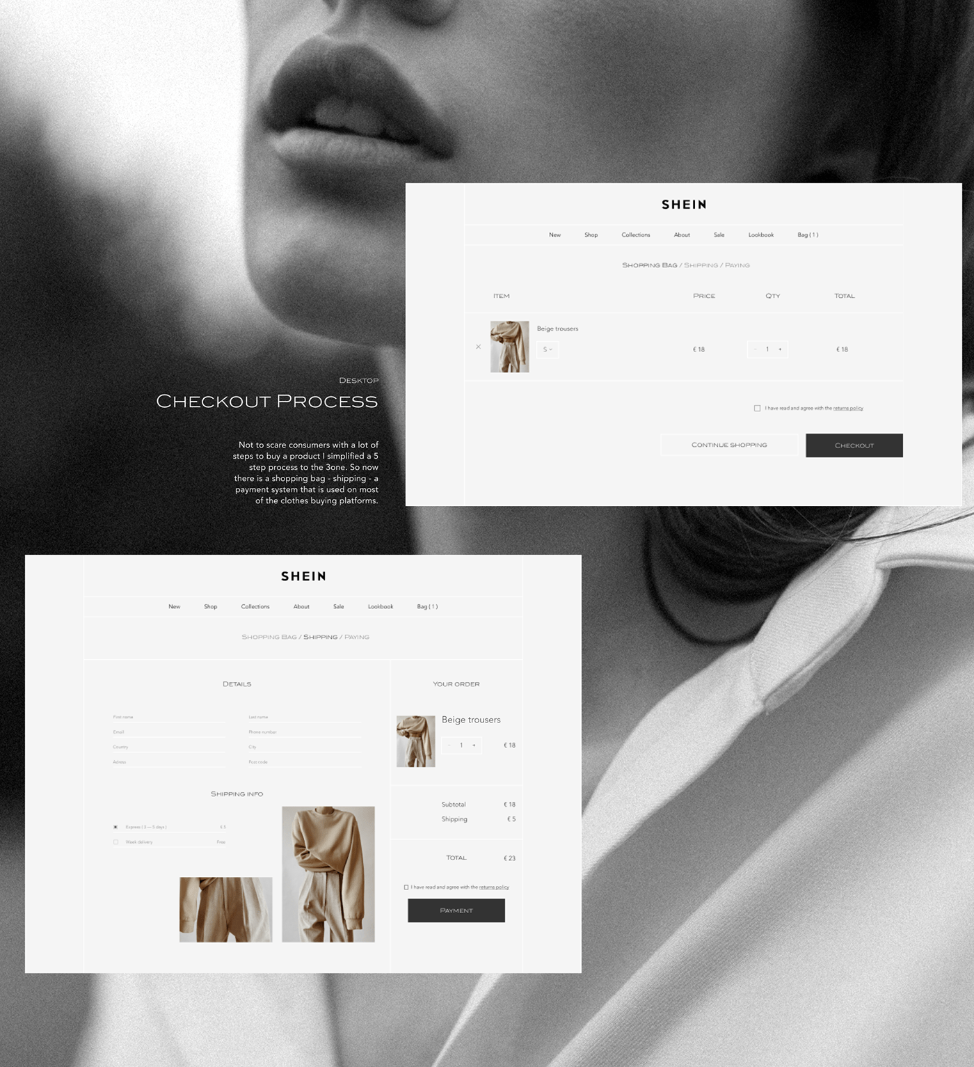 #redesign  Clothing concept e-commerce Fashion  shop store UI ux Web Design 