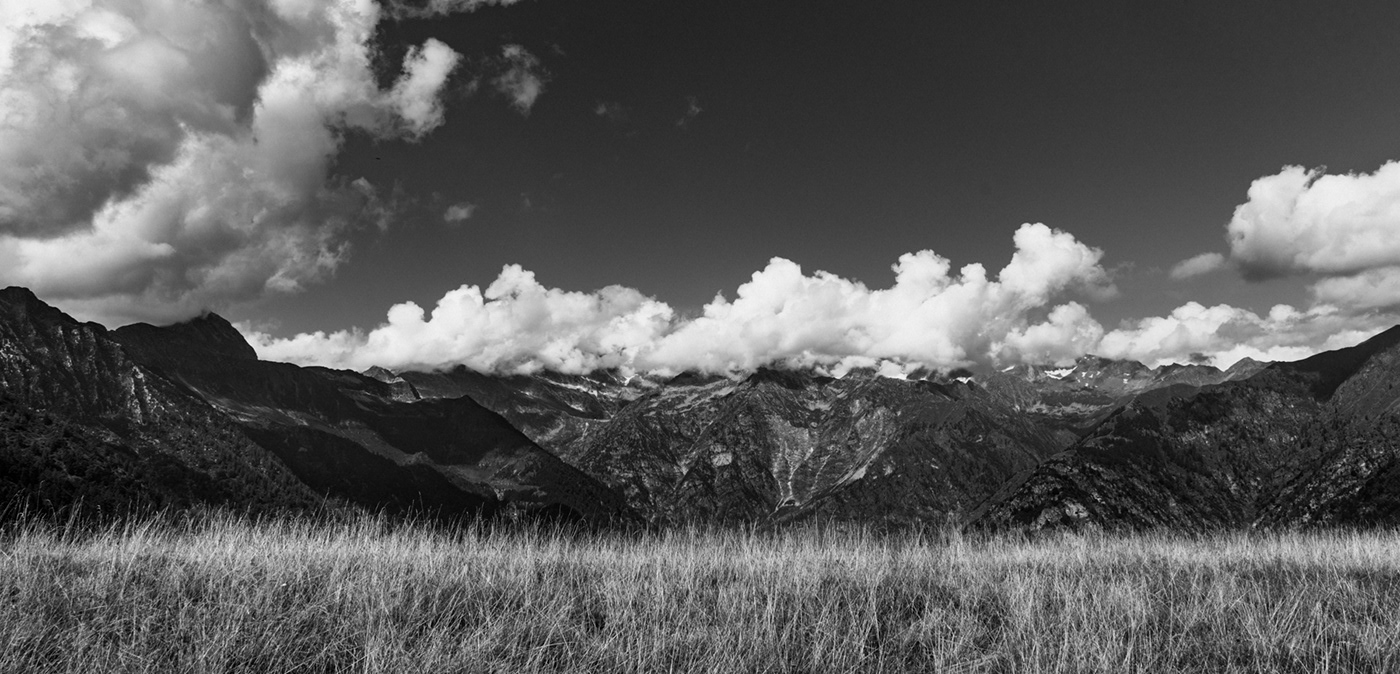 blackandwhite clouds Italy Majestic mountains Nature peak Photography  piemonte