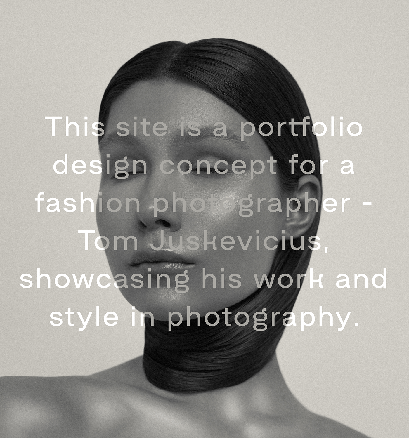 photographer beauty Fashion  design portfolio Minimalism brand identity Style fashion design Web Design 