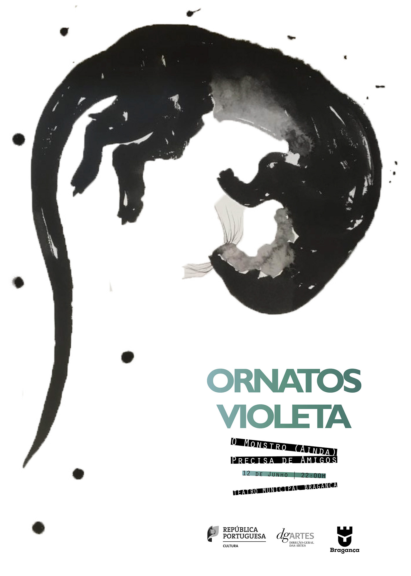 ornatos violeta music posters Mockup design Communication Design graphic design 