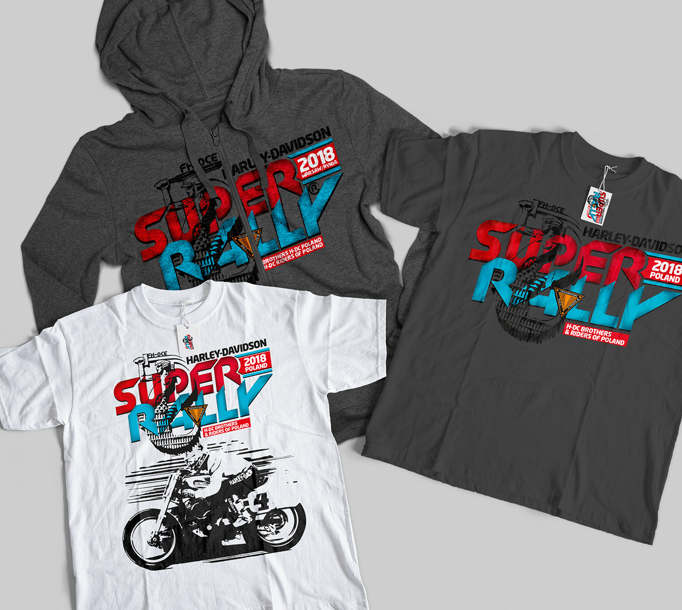 Harley Davidson jazowski rollohead t-shirts