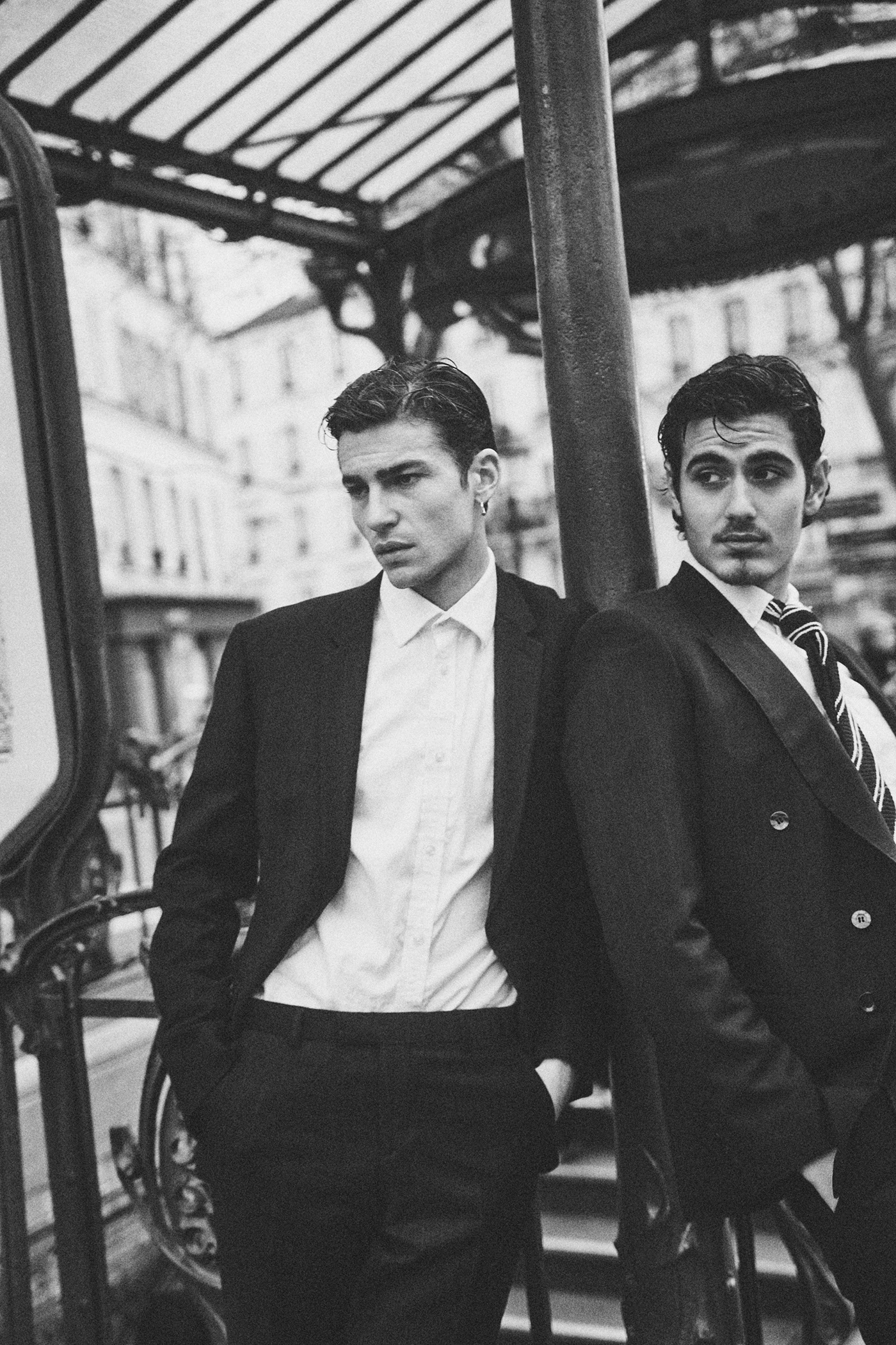 Fashion  france male model men Men Fashion montmartre Paris photographer suit vintage