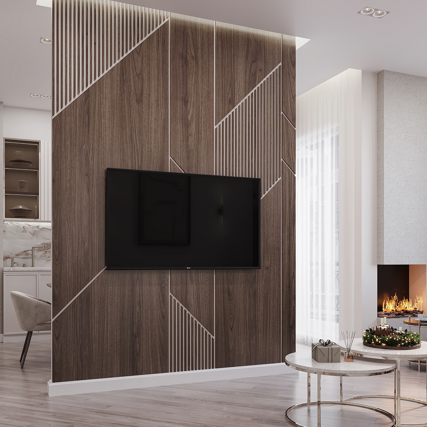 3ds max corona render  design Interior interior design  livingroom modern Render studio visualization