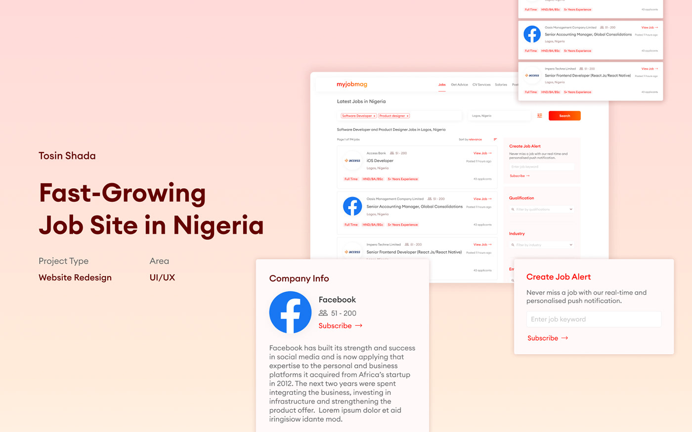 Figma landing page nigeria UI UI/UX ux web-design Website Website Design website development