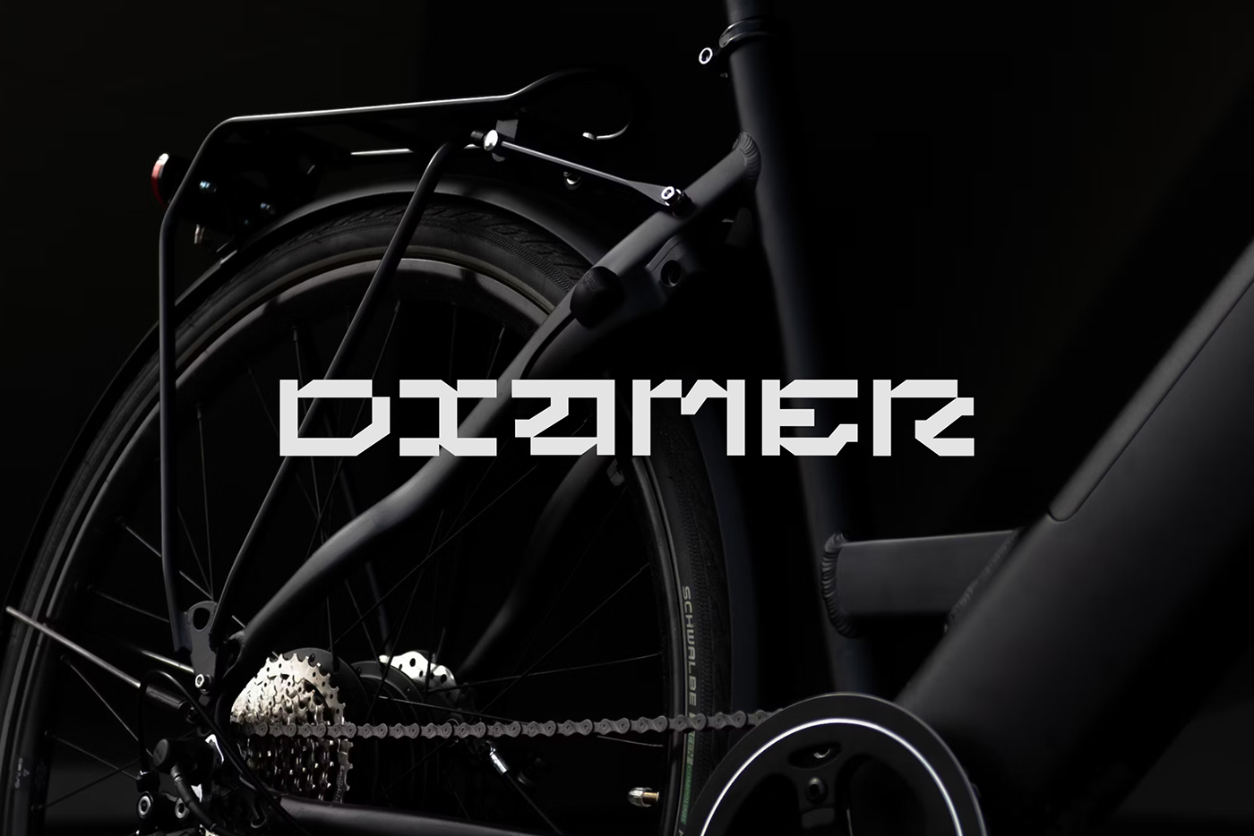design logo identity Bicycle Bike black and white pattern Logotype Graphic Designer