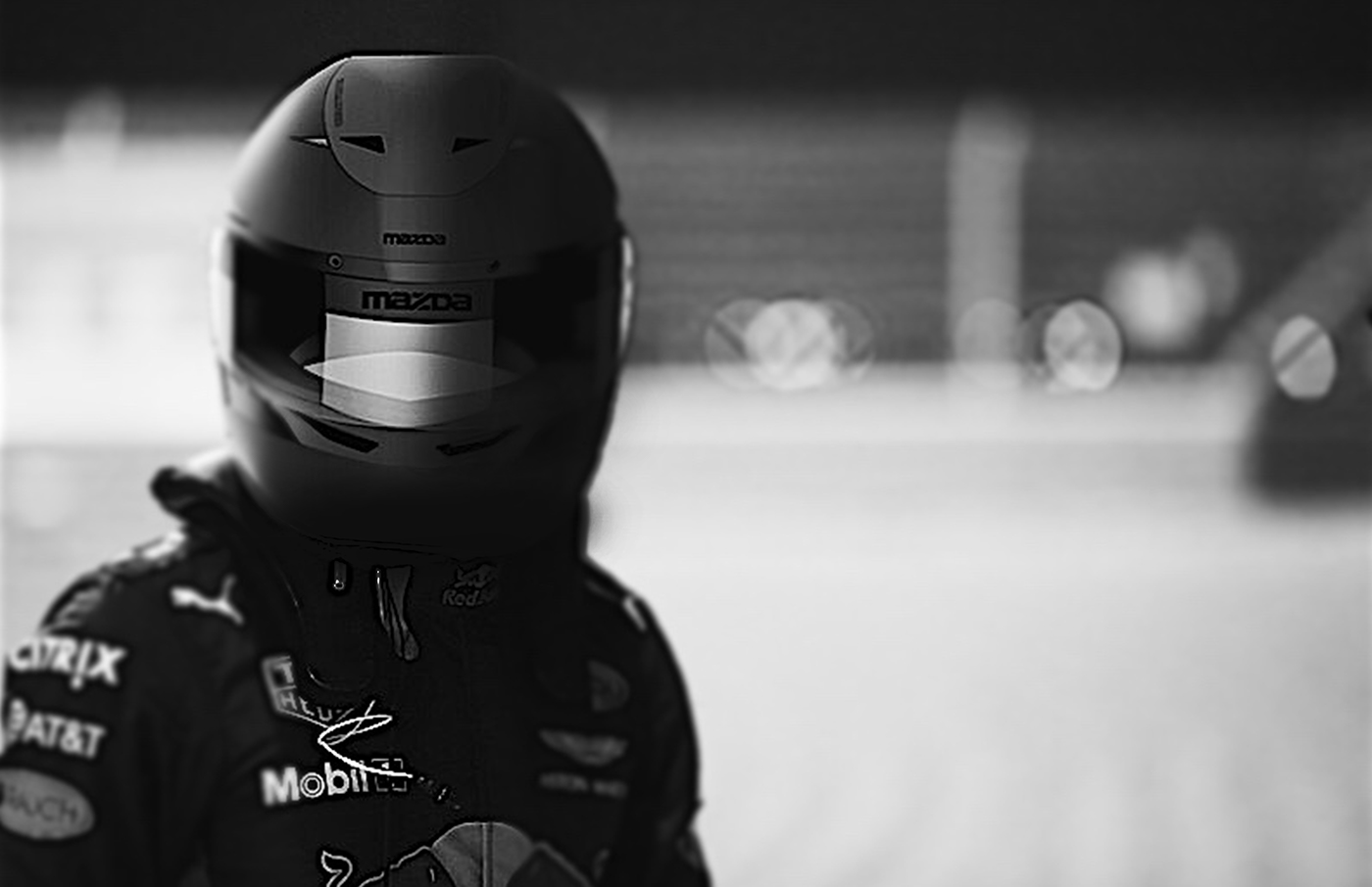 Helmet racing helmet car