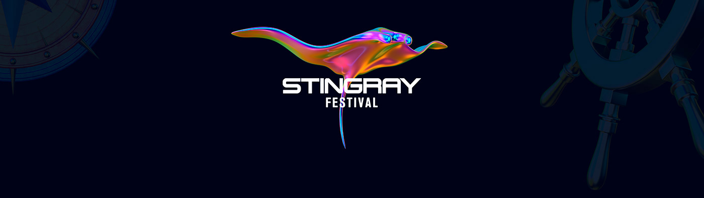 3D CGI Digital Art  Event festival ILLUSTRATION  music night party stingray