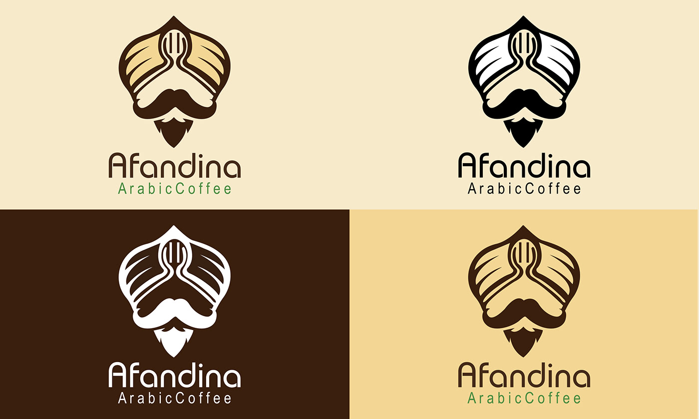 arabic coffee brand identity branding  Coffee Coffee barnd identity identity branding Logo Design