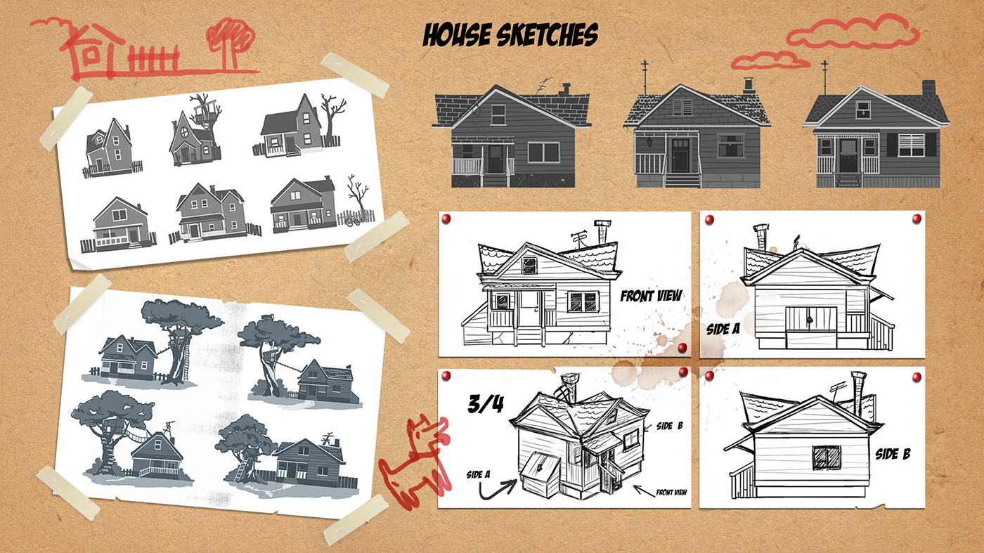 animation  Character characterdesign conceptart digitalart environment house Interior lantern sketches