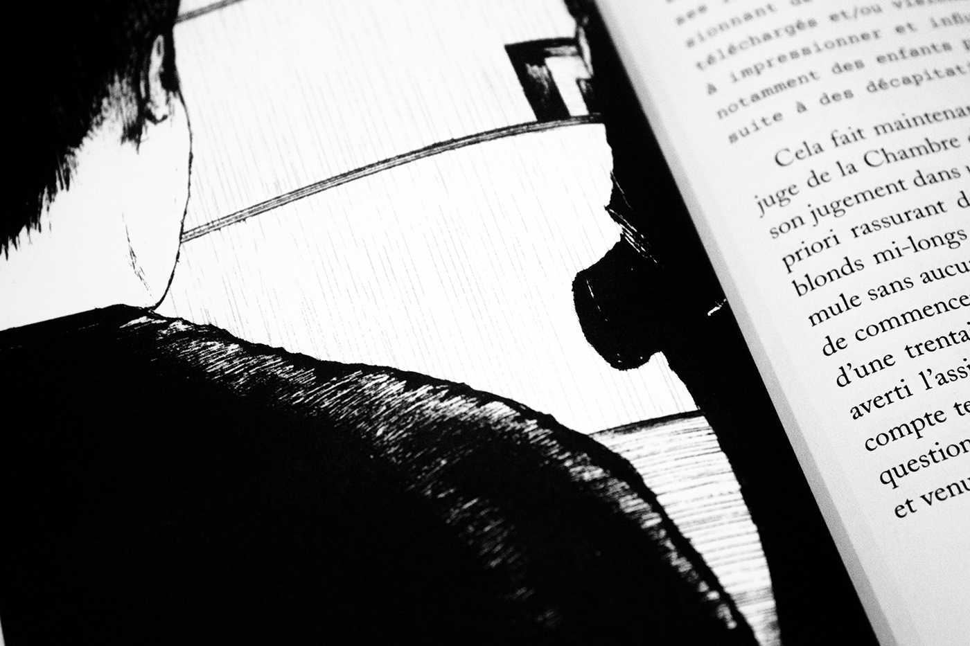 ILLUSTRATION  blackandwhite novel Terrorism teenager Syria blackink ink