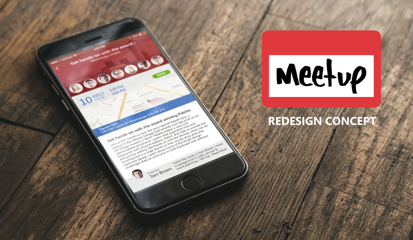 Meetup Mobile App - The Reference Letter