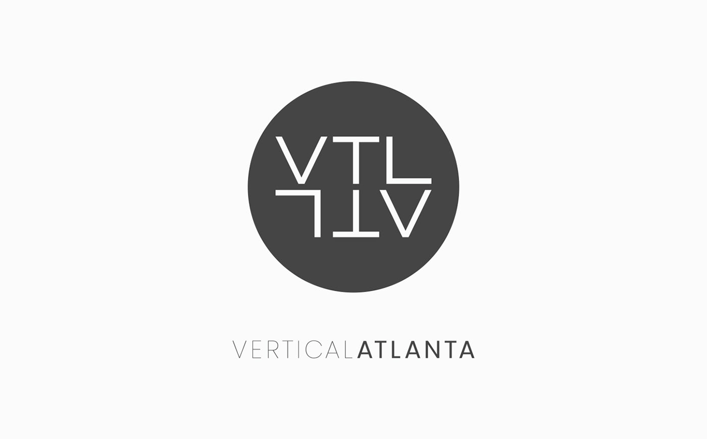 Minimalist logo design for Vertical Atlanta.