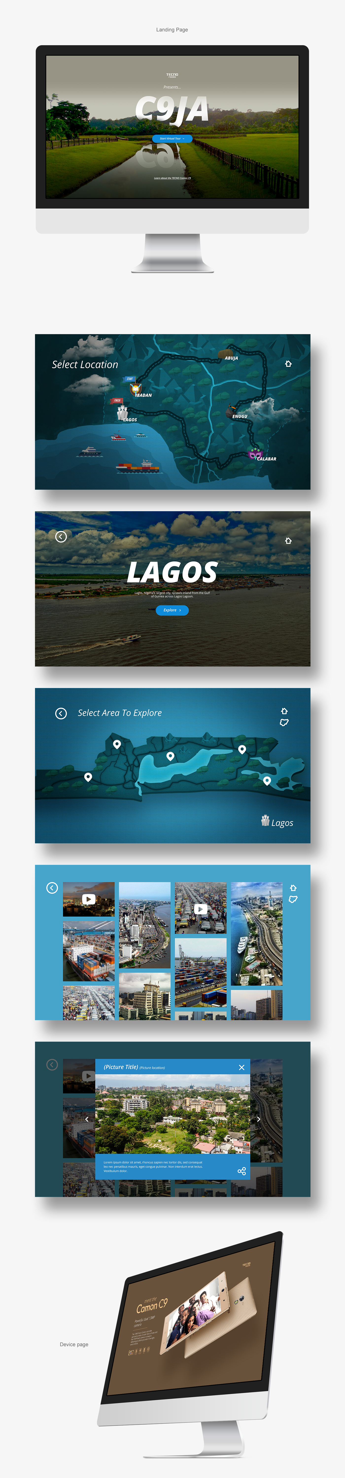 UI/UX Design Vector Illustration Digital Art  digital marketing tourism nigeria Photography  Website Design