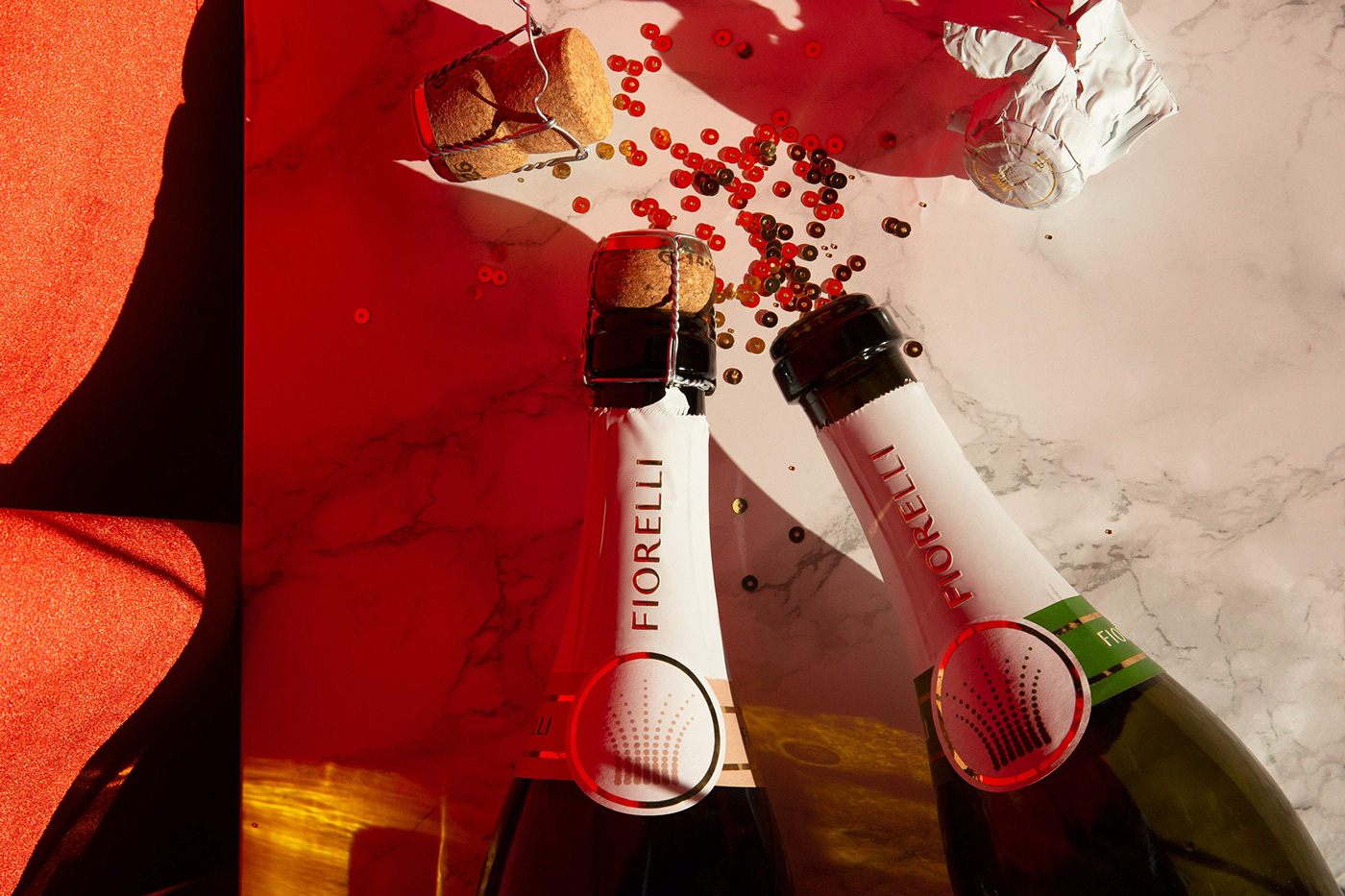 branding  identity motion Packaging sparkling wine strategy