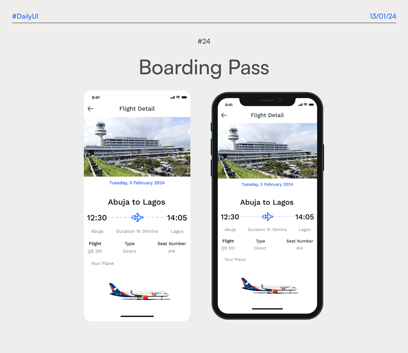 Boarding Pass DailyUI Daily UI Challenge UI/UX user interface Figma UX design Mobile app Travel boarding pass design