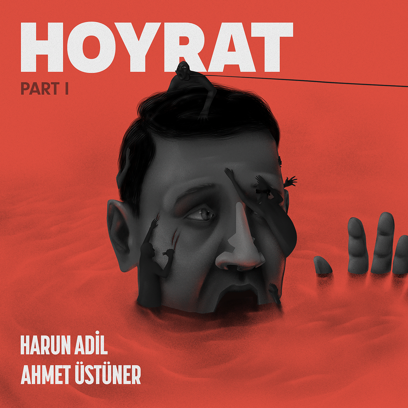 album cover artwork Digital Art  hoyrat ILLUSTRATION  music portrait abstract Cover Art release