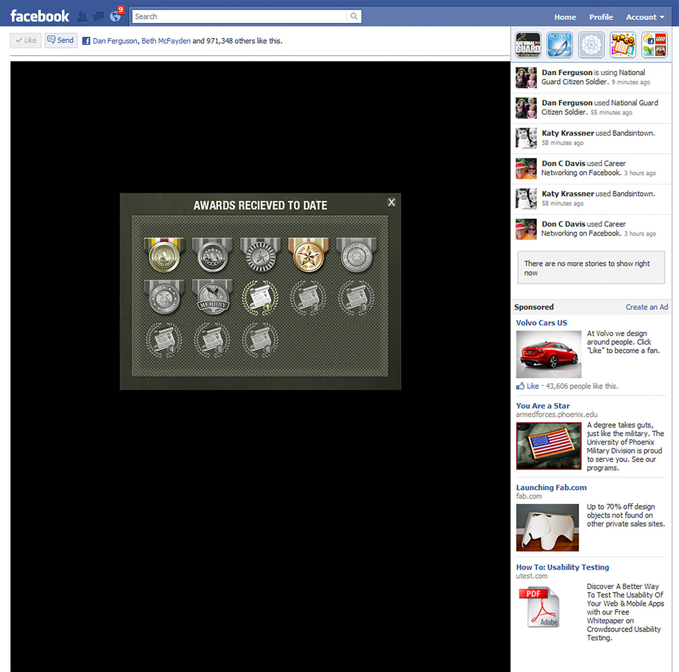 facebook app interactive design game
