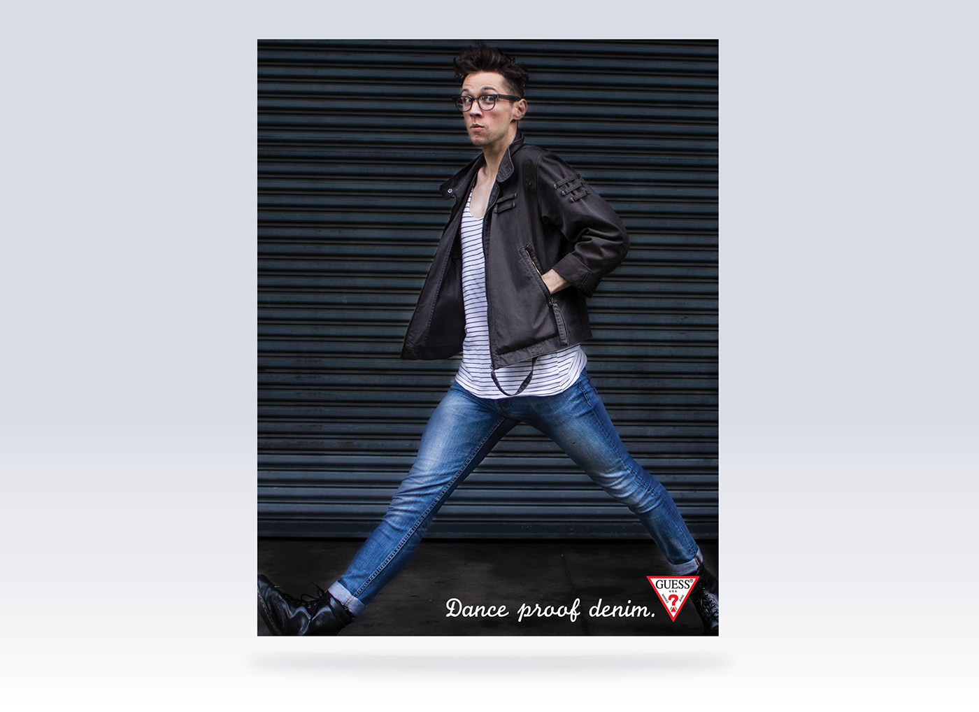 Adobe Portfolio Guess jeans dancers photograph art directio