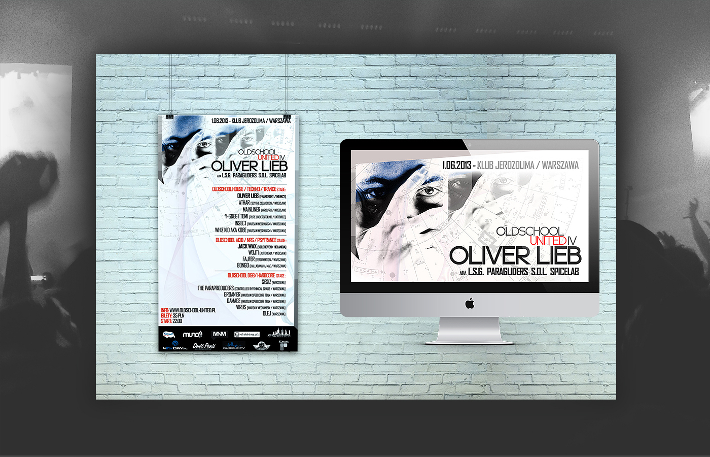 Pure Underground Studio poland design Website joomla inspiration flyer