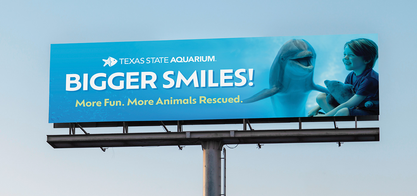 Adobe Portfolio aquarium texas Logo Design billboard design Advertising  Corpus Christi