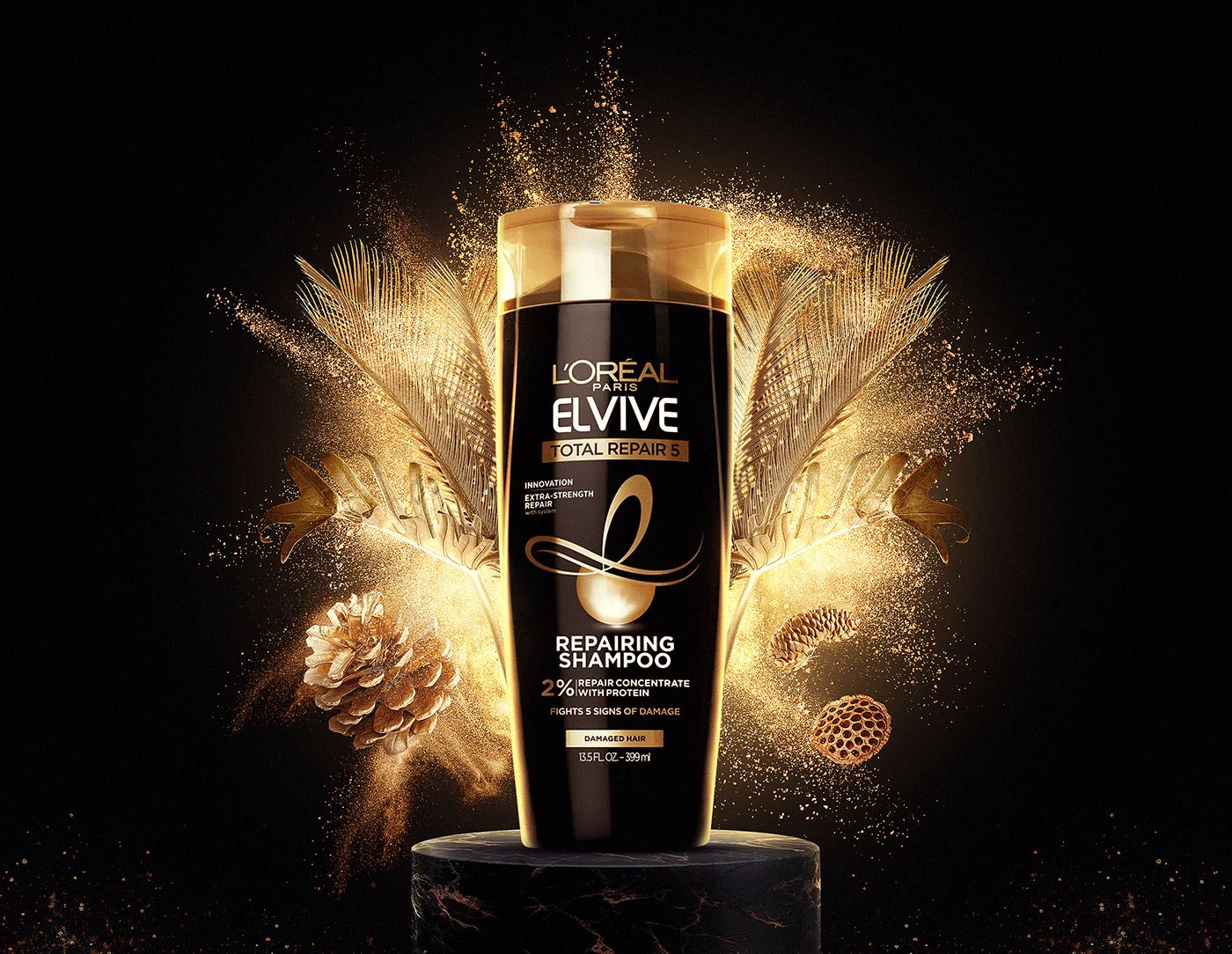 l'oreal Elvive shampoo hair Hair Product poster social media Outdoor campaign ad