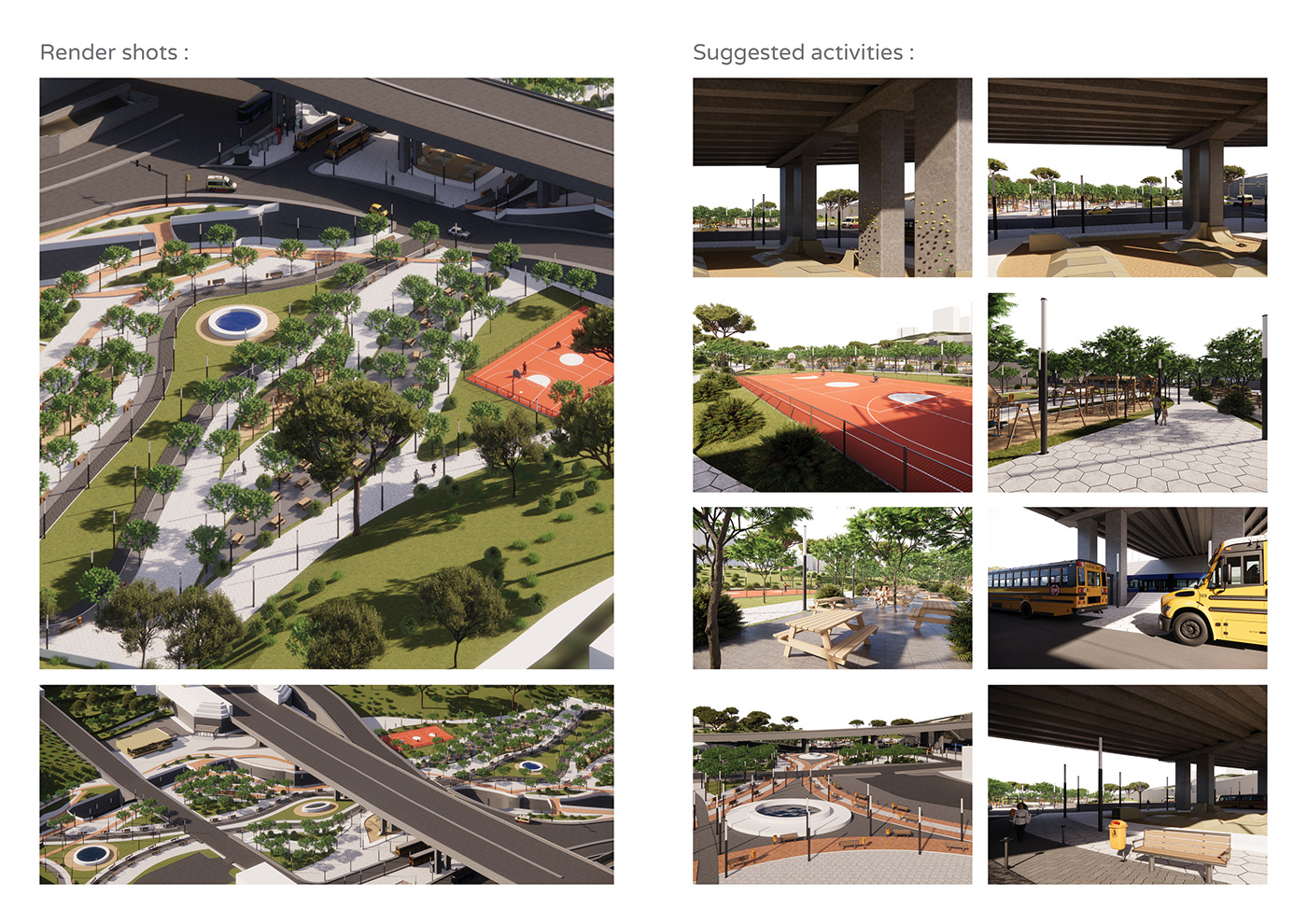 3D architecture enscape Render SketchUP Urban Design visualization vray Landscape Nature