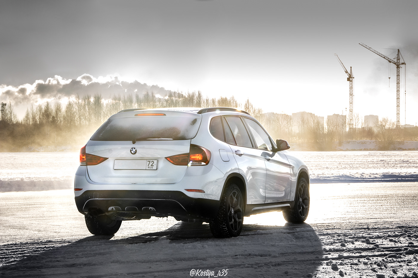 Auto BMW car drift photo PHOTOCAR  winter xdrive