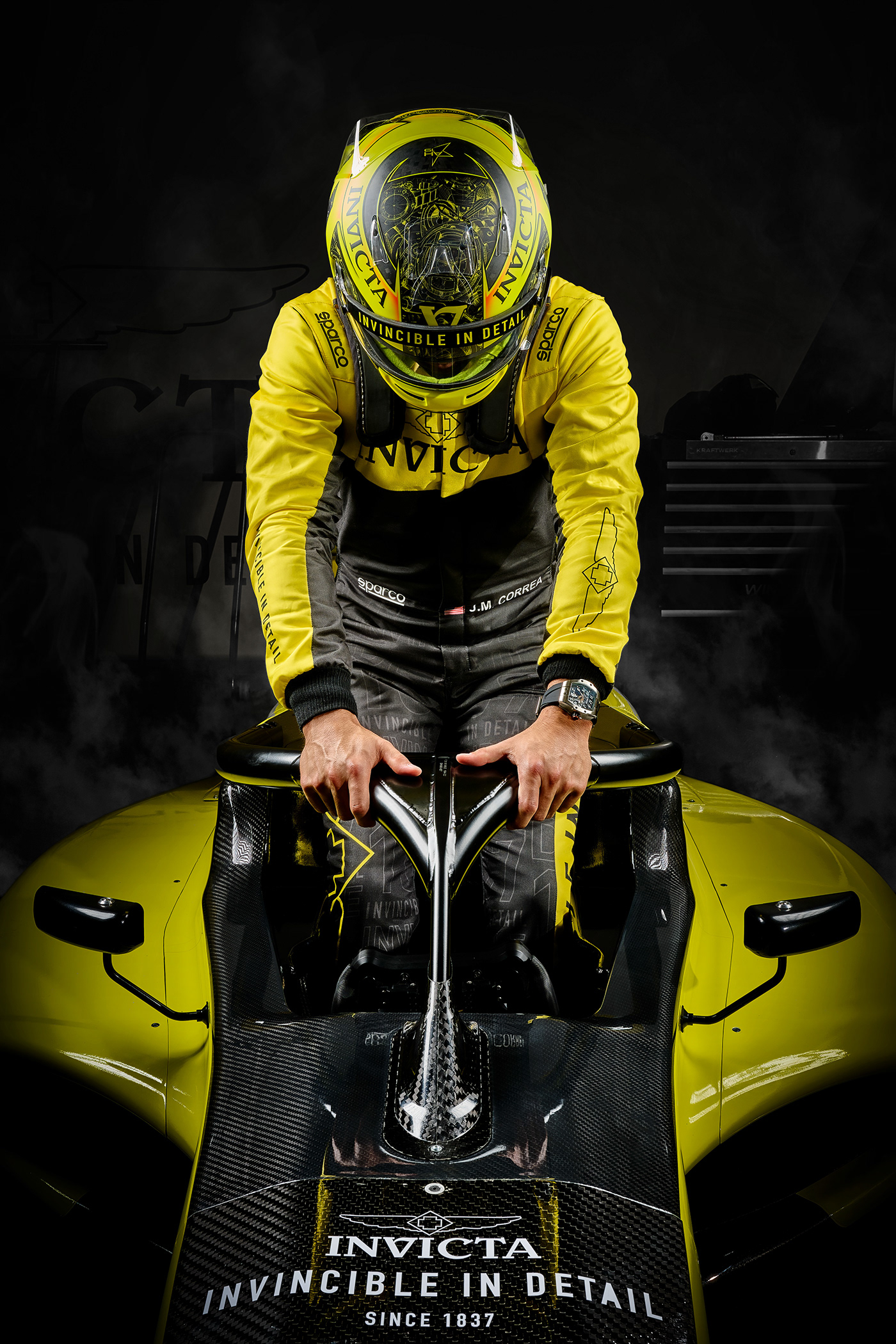 Advertising  automotive   circuit finish Formula 1 Motorsport Photography  Racing watch yellow