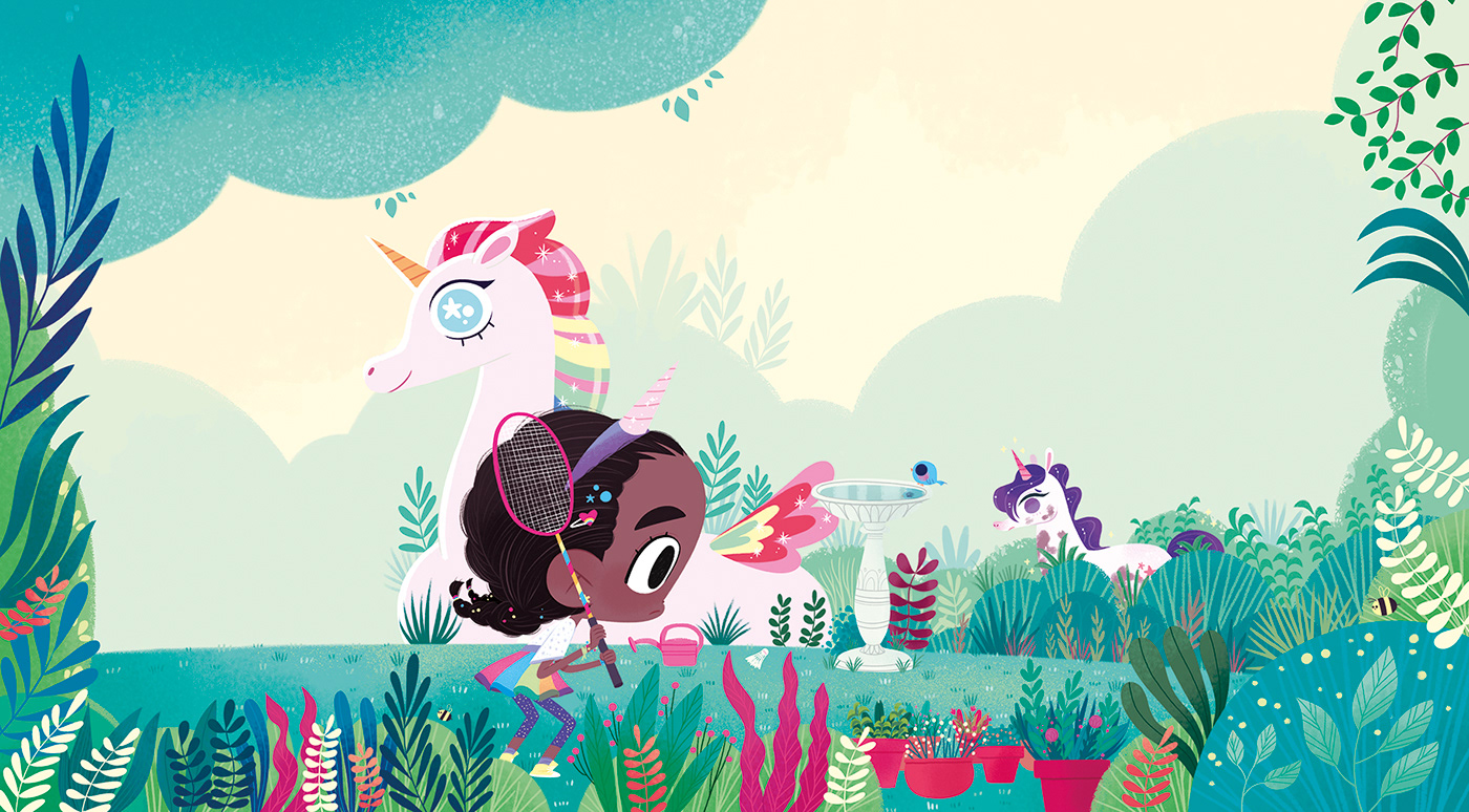 Character Character design  children illustration Digital Art  digital illustration kids magazine storytime magazine unicorn unicornio