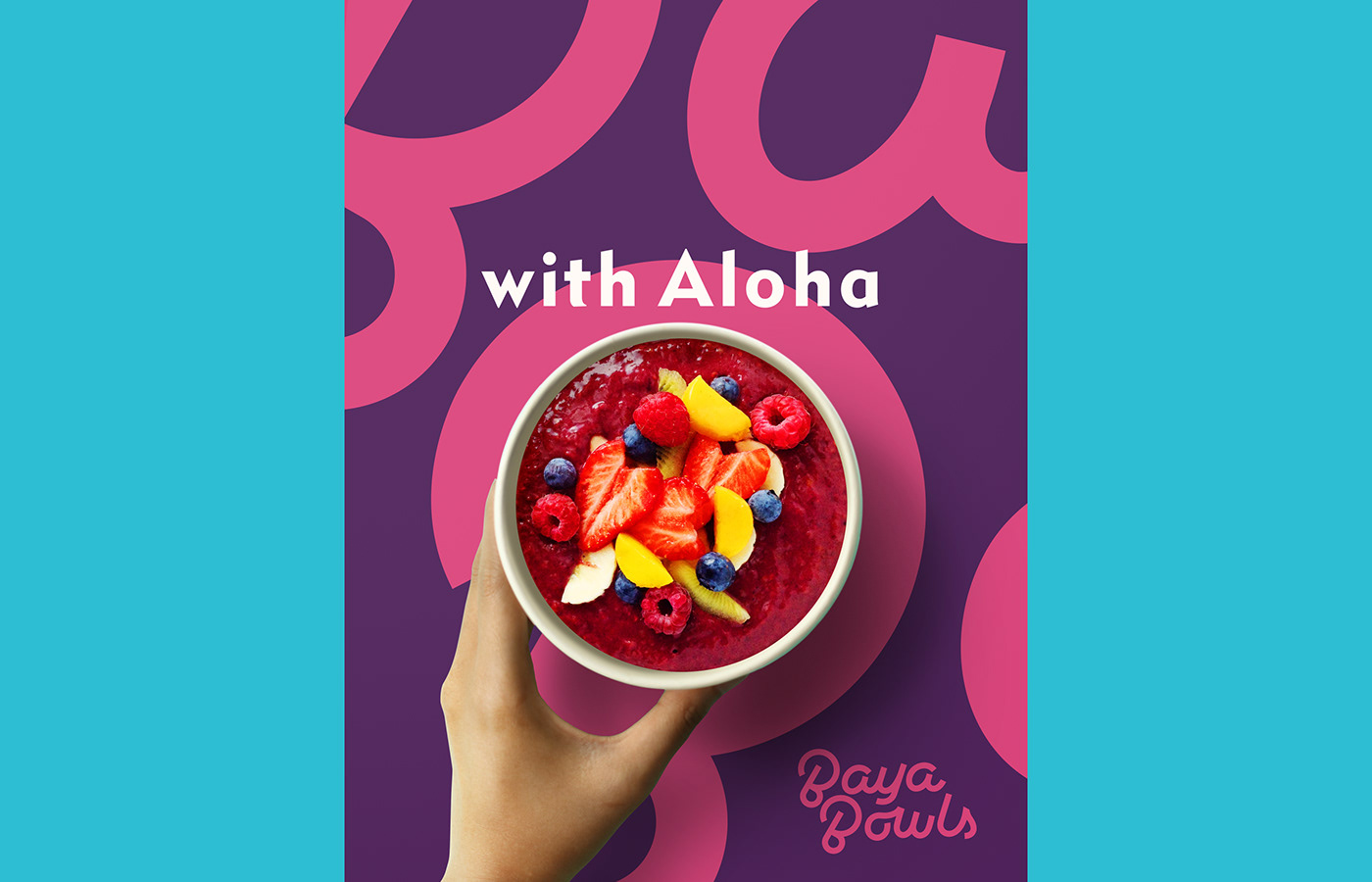 branding  acai Fruit smoothies identity logo HAWAII foodtruck styleguide typography  