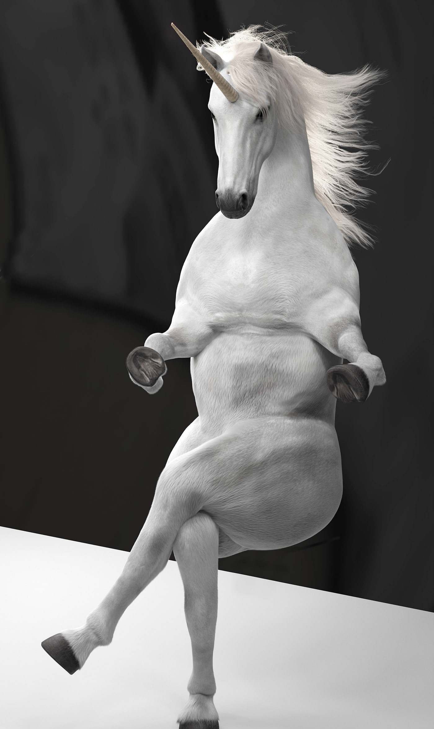 animal Character people crowd creative lifestyle horse CGI 3D vfx