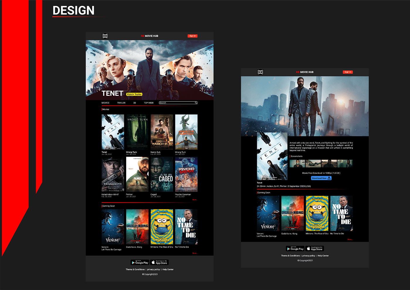 creative design dreamweaver moviewebsite Web Design  Webdesign Website