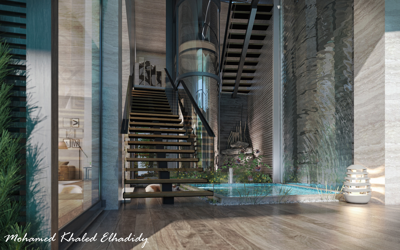 interior design  architecture visual art Fine Arts  Staircase