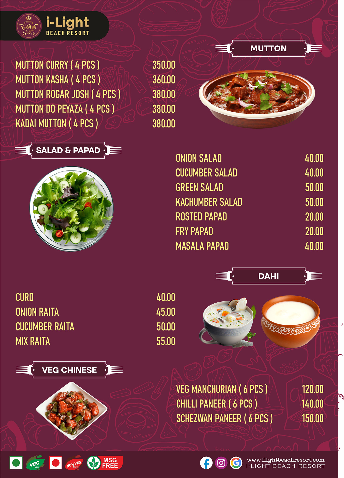 menu restaurant Food  Advertising  designer menu card design menu design adobe illustrator vector Corel Draw 2022