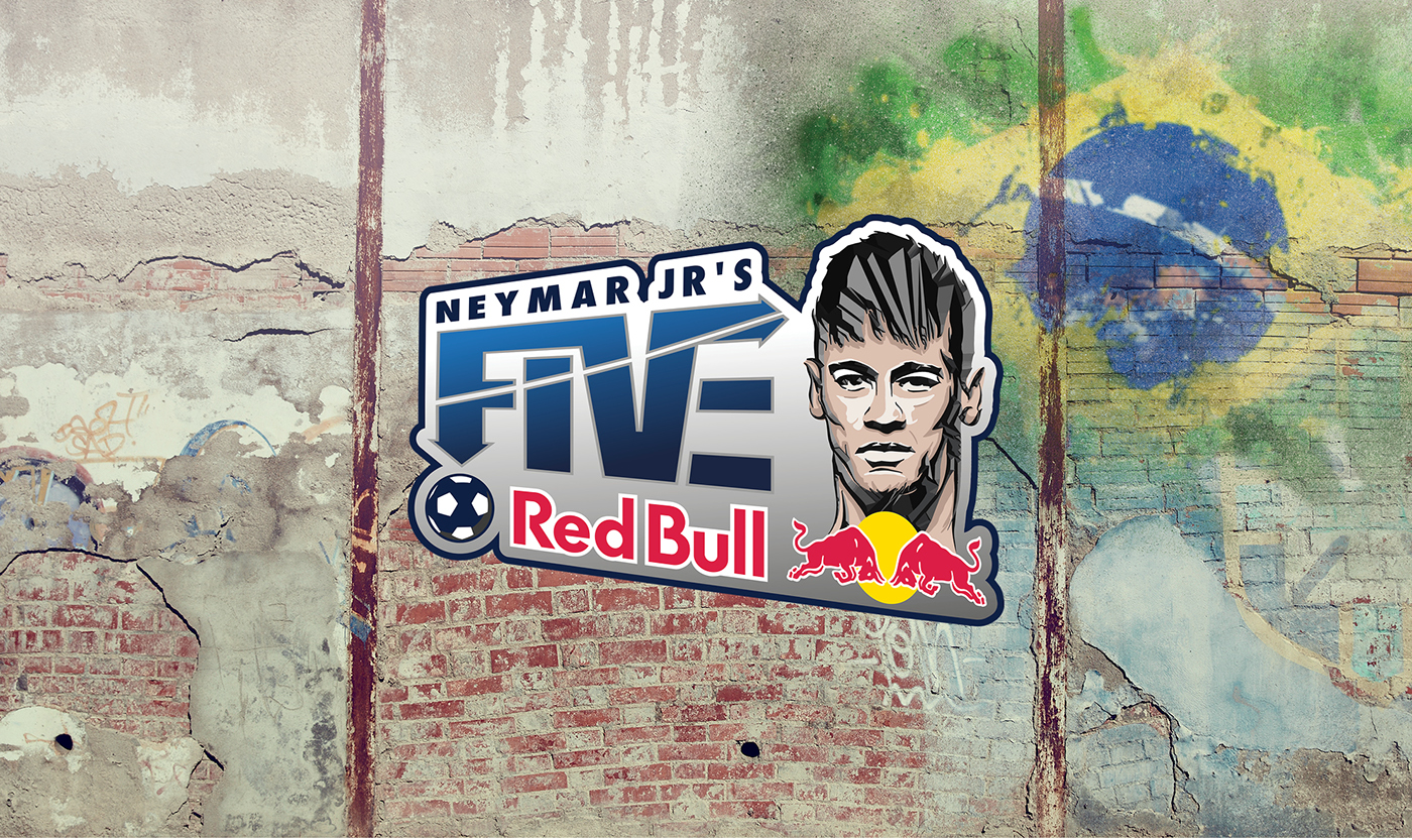 Red Bull Neymar world final Brand activation Sports Branding design Brazil Brasil