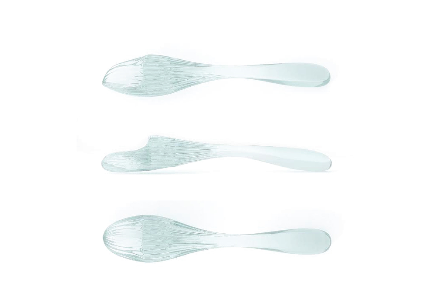 vidrio glass 3d printed Impresión 3D cuchara spoon cubertería cutlery
