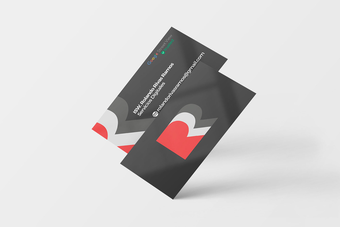graphic design  business card logo Mockup Business card design identity