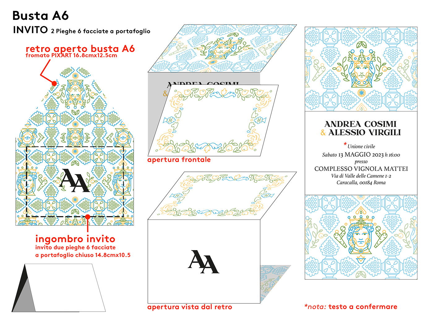 ILLUSTRATION  wedding invitation pattern texture graphic design  visual identity sicily Nature face vector