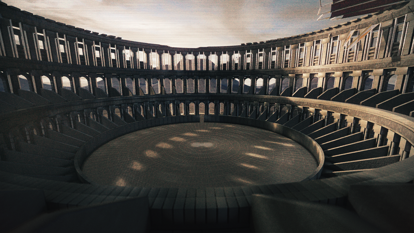 Rome colosseum Game of Thrones cinema 4d MoGraph Ancient medieval animation 